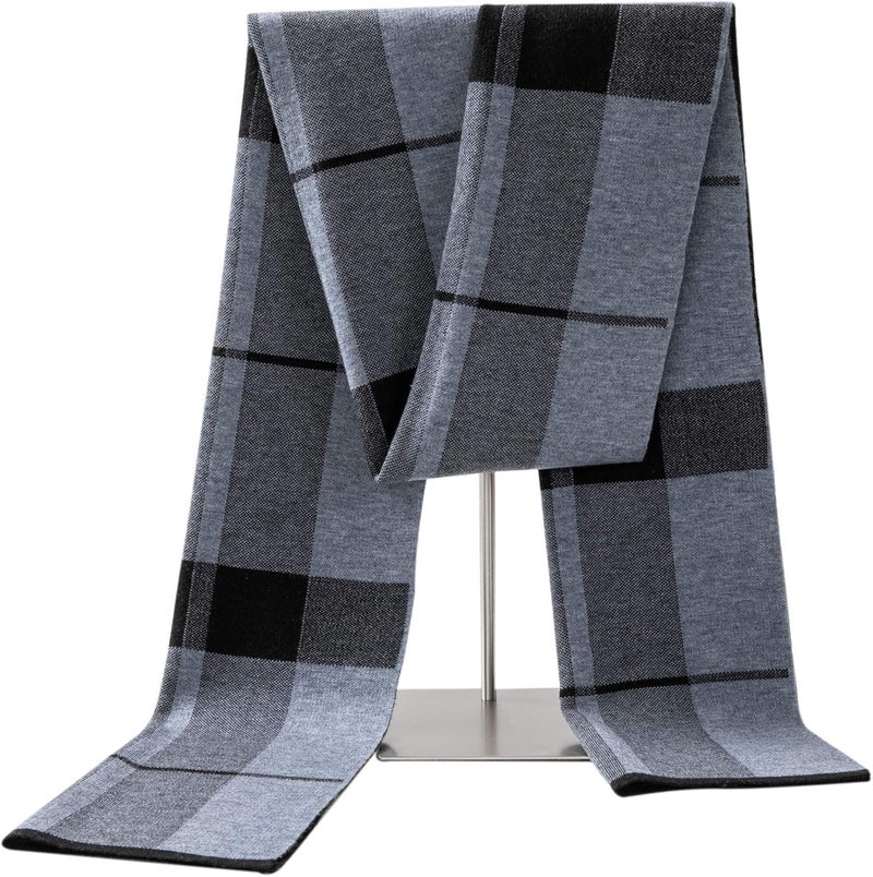 Lallier Men's Merino Wool Scarf, Long Winter Neckwear with Gift Box - Image 1